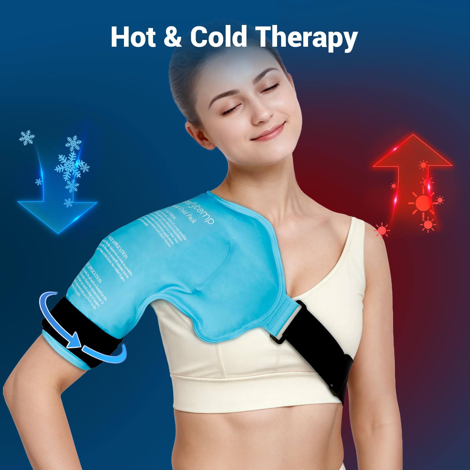 Uso diario Comfytemp en casa o en gimnasio para hombro.