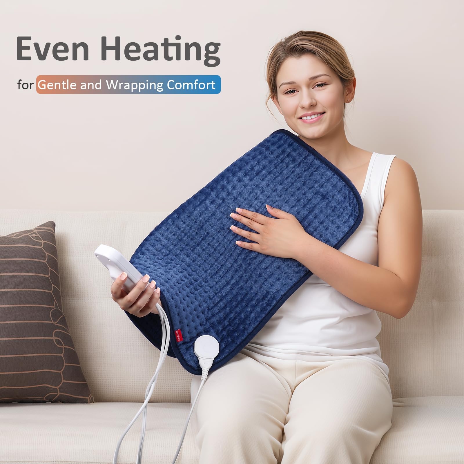 Uso diario cómodo para relajación en casa con Comfytemp.