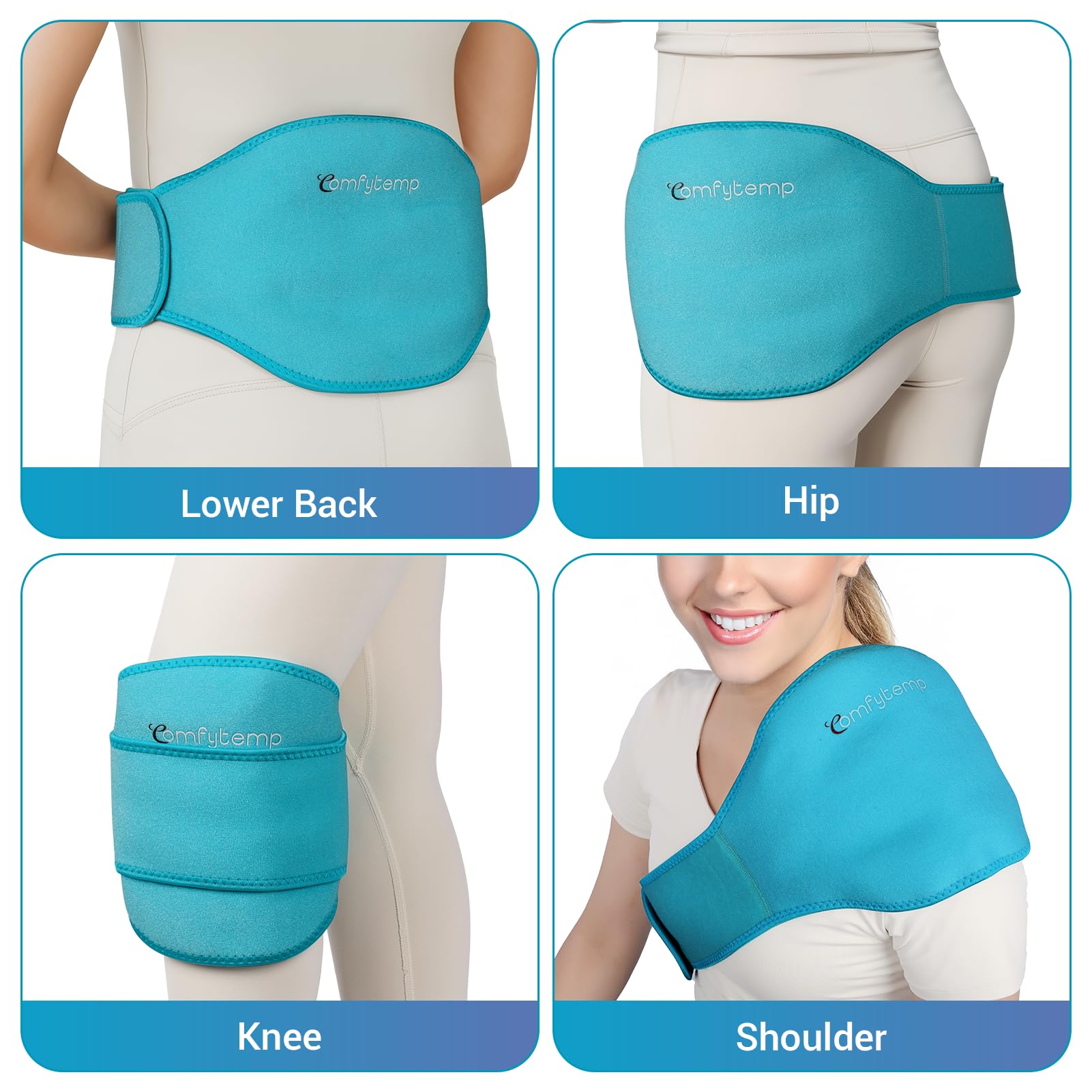 Comfytemp uso-postoperatorio reutilizable apto para recuperación y comodidad.
