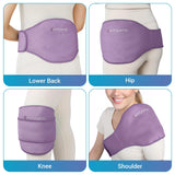 Uso en casa de Comfytemp para terapia de frío y calor.