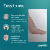 Compeed tiritas para ampollas en dedos: resistentes al agua para uso diario.