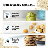 Complement proteina vegana para entrenamiento y recuperación.