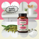 Complete Natural Products D Mannose 520 mg envase de 100 cápsulas