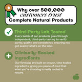 Complete Natural Products Inulina orgánica en cápsulas, fabricado en Estados Unidos con control de calidad.