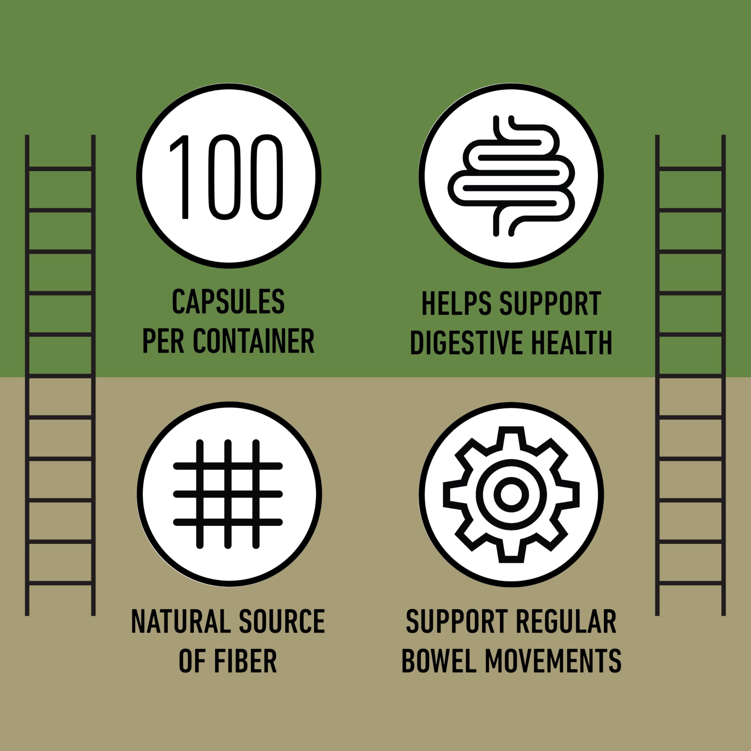 Complete Natural Products Inulina orgánica en cápsulas, fórmula limpia sin aditivos.