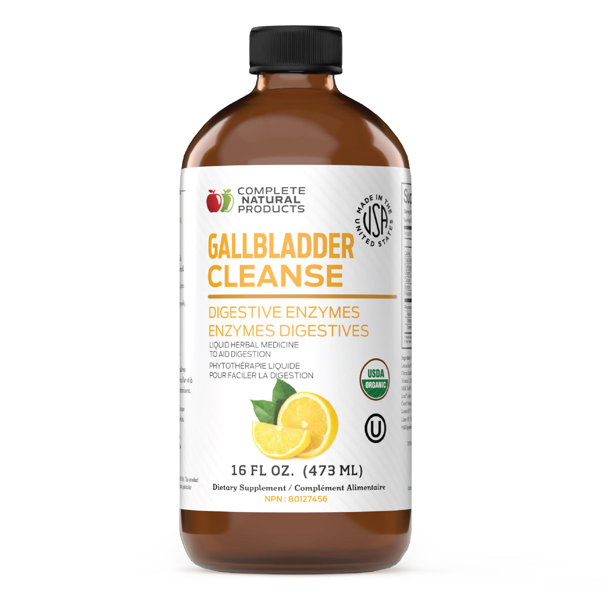 Complete Natural Products Apoyo vesícula biliar en botella para uso diario.