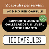 Complete Natural Products cúrcuma 600 mg, proceso de fabricación estadounidense