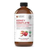 Complete Natural Products Kidney Complete: etiqueta con ingredientes naturales para desintoxicación suave.