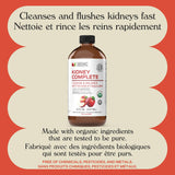 Complete Natural Products Kidney Complete: ingredientes clave como vinagre de sidra y chanca piedra
