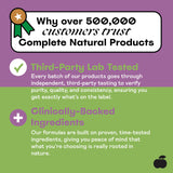 Opción sin gluten y no transgénico de Complete Natural Products.