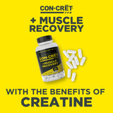 CON-CRET Alpha-GEE en etiqueta, muestra beneficio potencial para recuperación muscular.