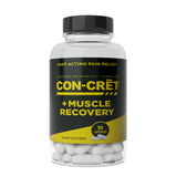 CON-CRET creatina HCl en frente del envase, listo para recuperación muscular.