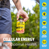 Tomarlas en cualquier lugar con CON-CRET Creatine HCl.