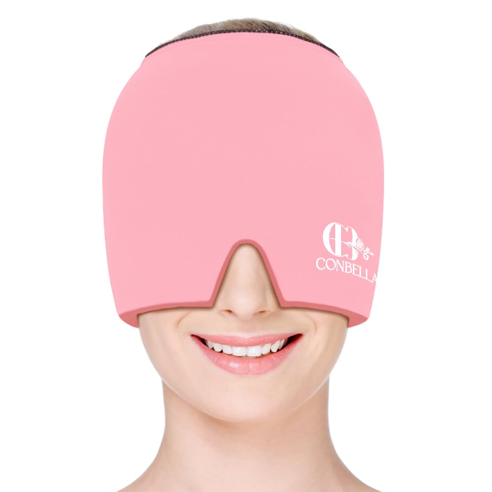 Conbella gorro frío para cabeza, alivio localizado de migraña.