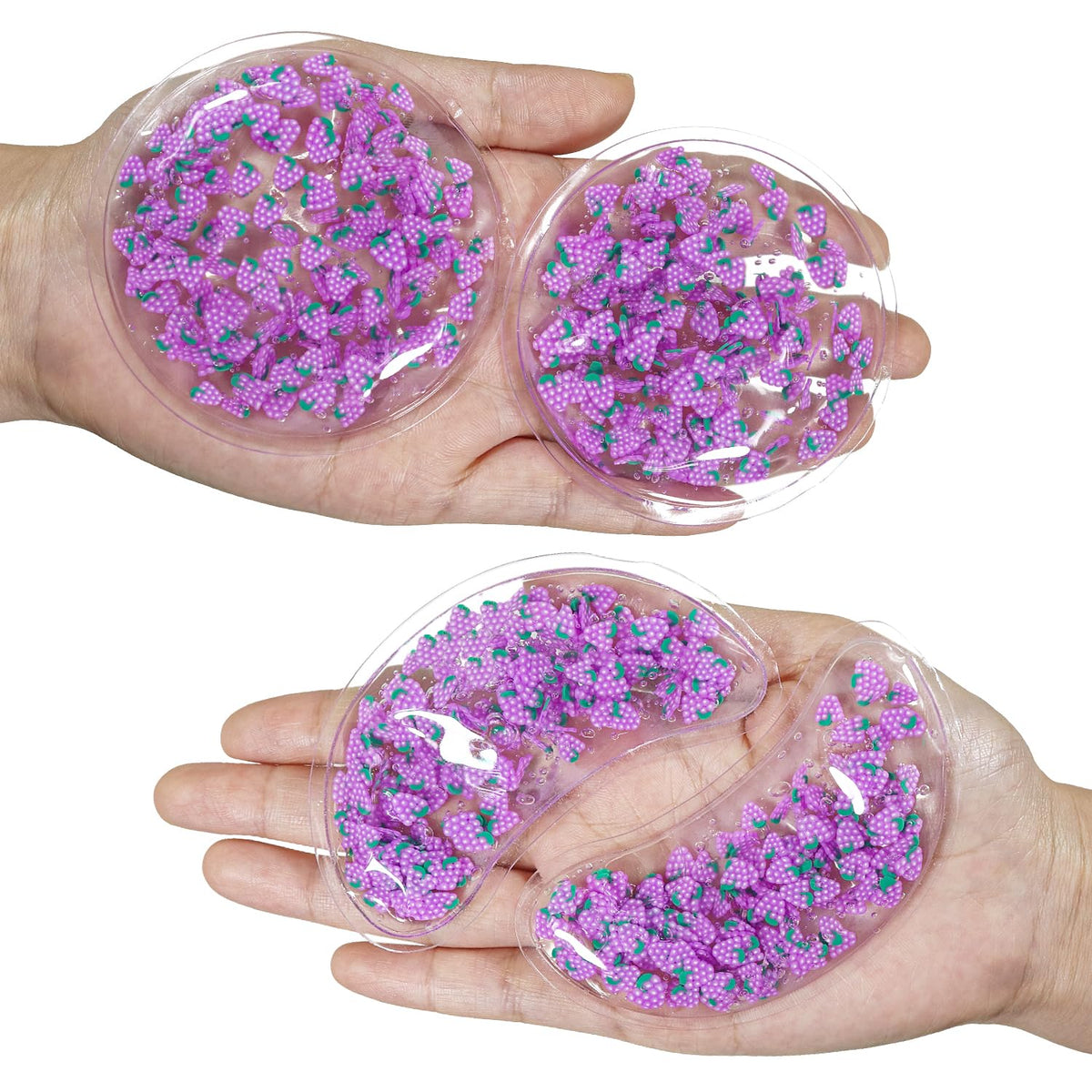 Conbella compresas gel para ojos frío, alivio para cansancio ocular.