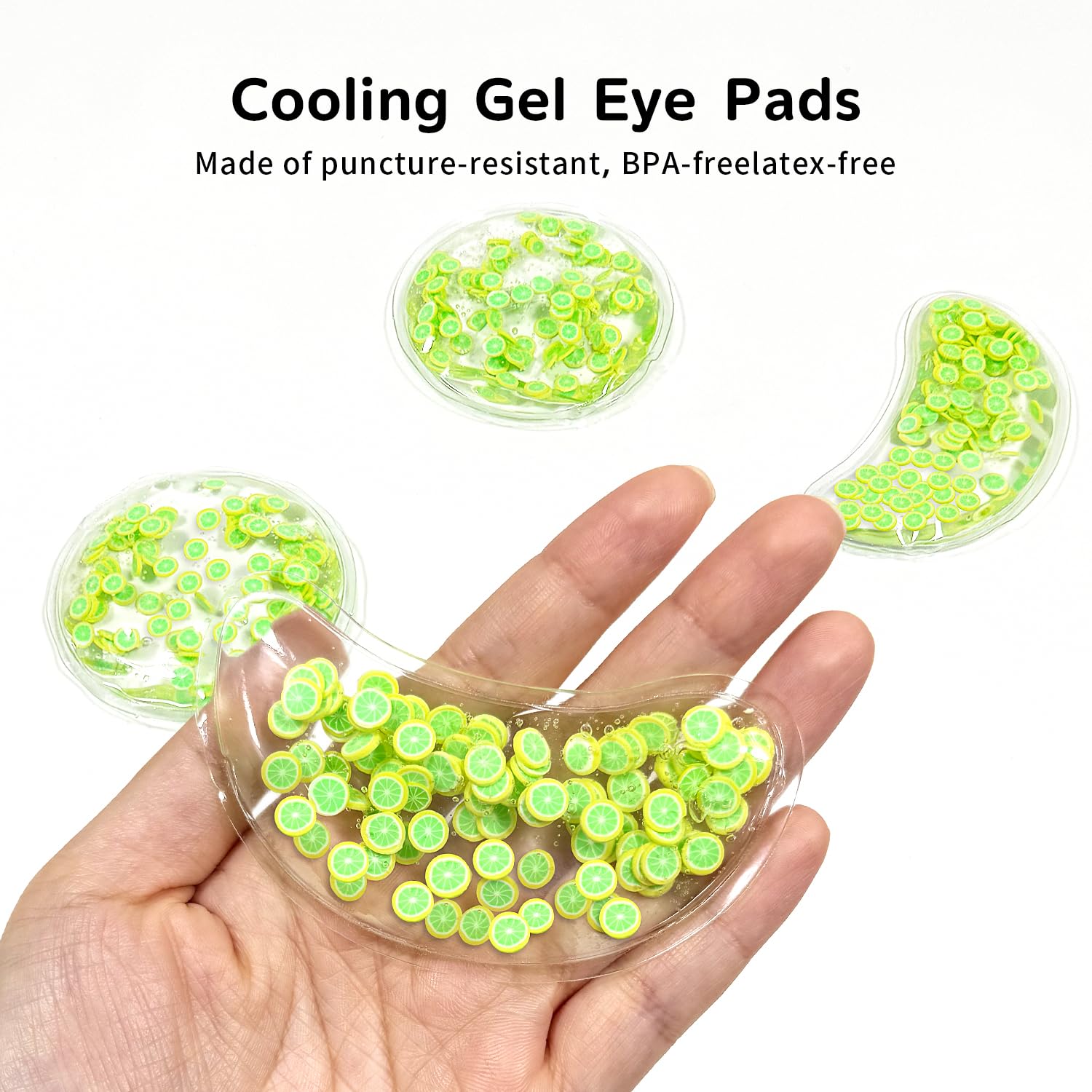 Conbella almohadillas para ojos, terapia fría para sensación refrescante.
