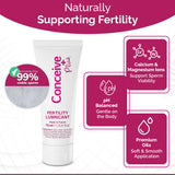 Conceive Plus: envase portátil ideal para viajes y uso discreto.