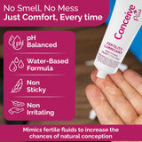 Conceive Plus: textura cremosa que acompaña la intimidad con suavidad.