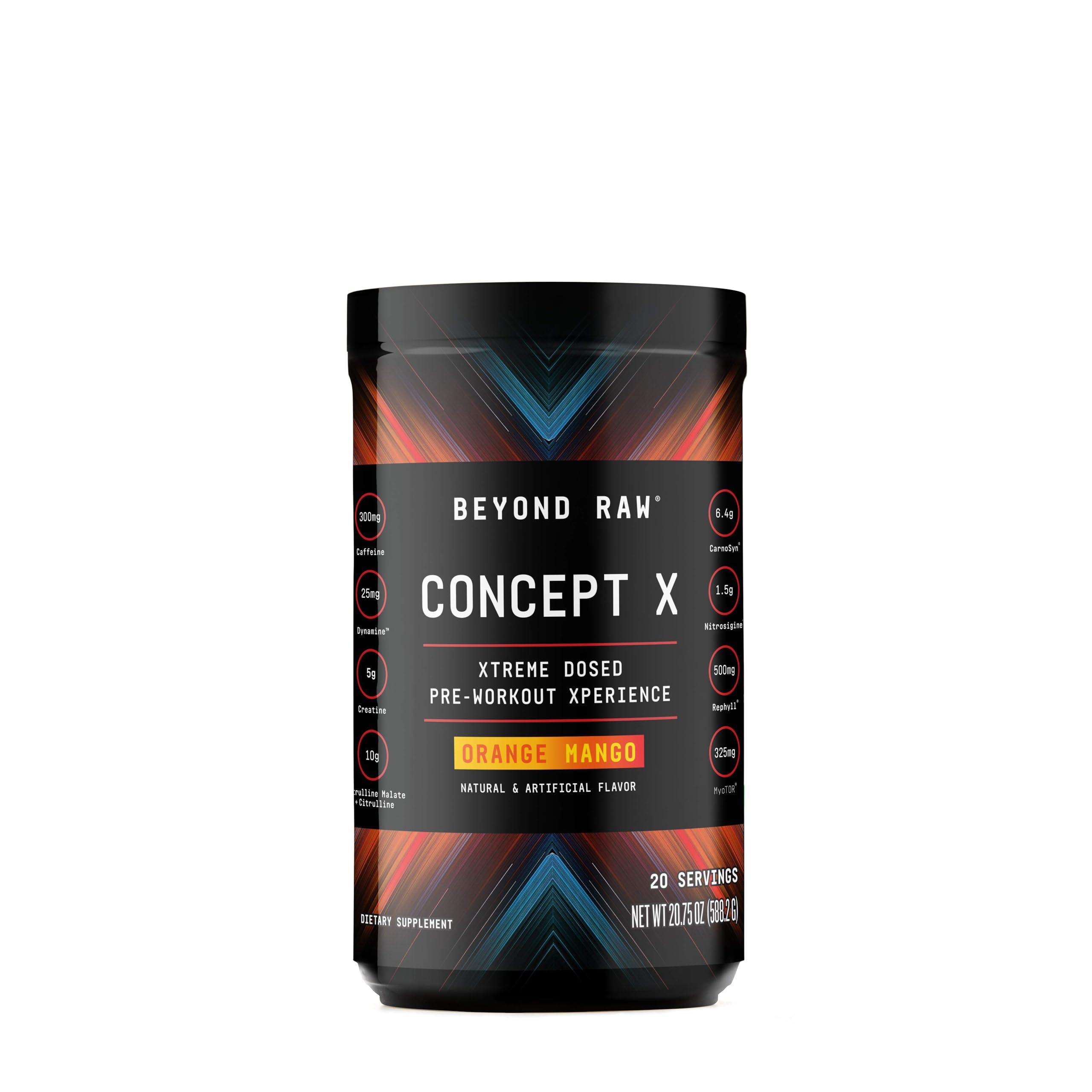 Envase Concept X, ideal para entrenamientos intensos y dosis precisas.