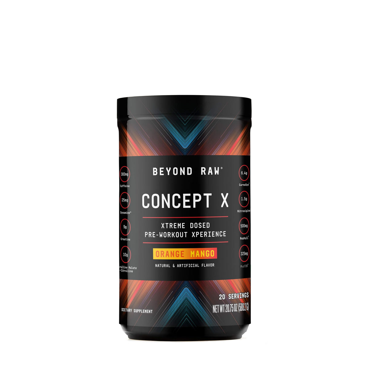Envase Concept X, ideal para entrenamientos intensos y dosis precisas.