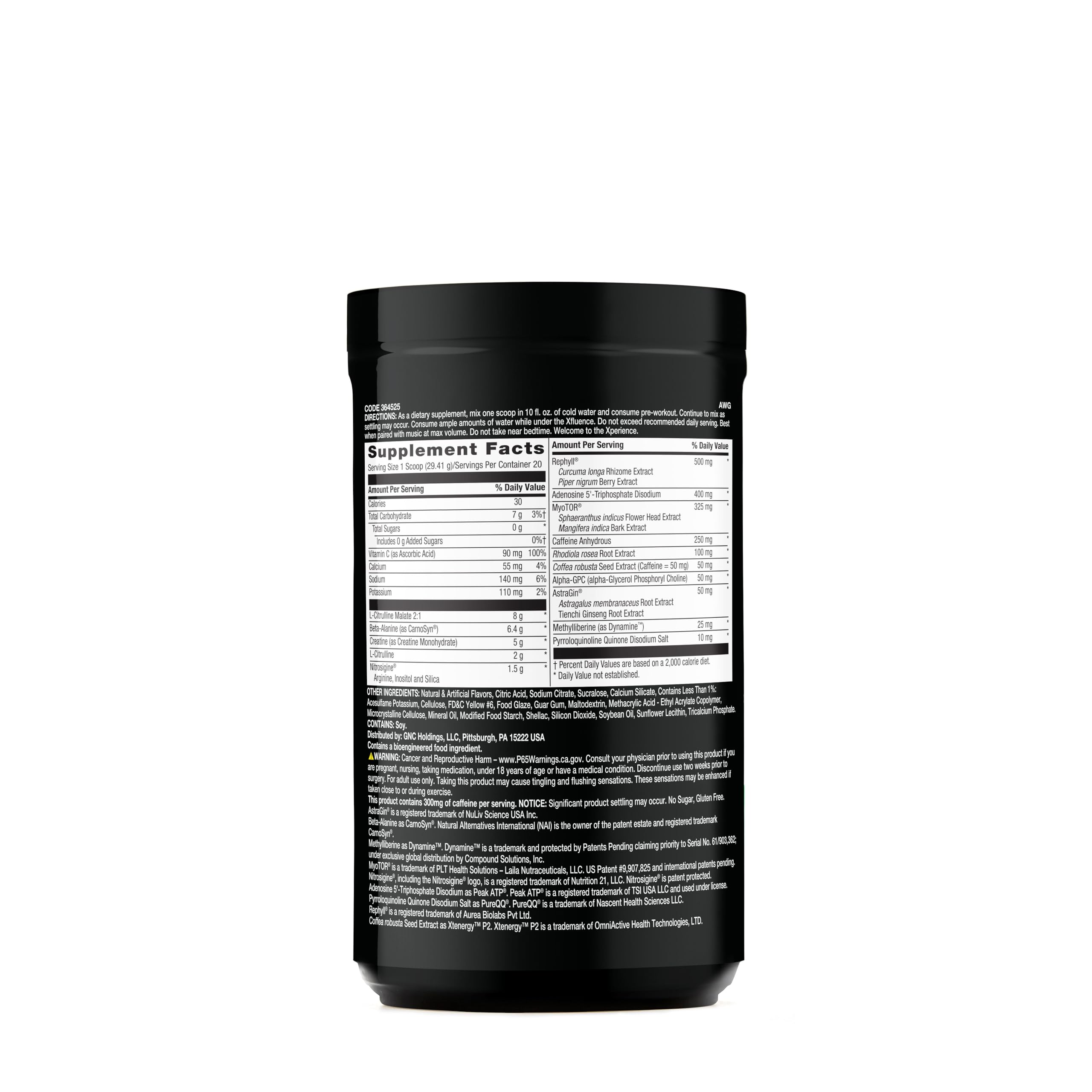 Lata Concept X en naranja-mango para energía sostenida durante entrenamientos.