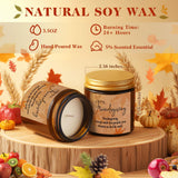 Conelist vela de cera de soja con especias de calabaza en frasco ámbar, aroma cálido.