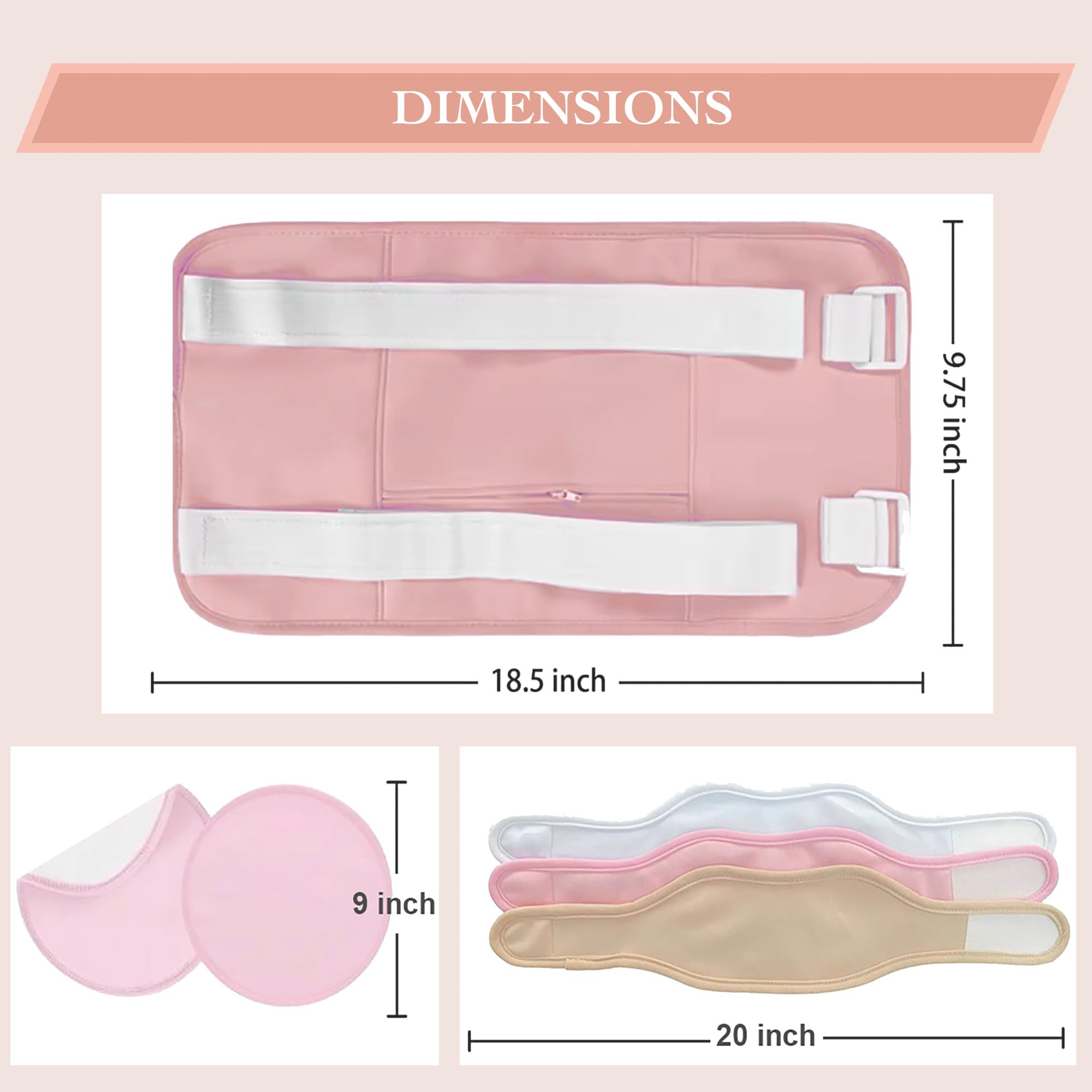 Conjunto de aceite de ricino, envoltura para piernas izquierda, sesión casera cómoda.