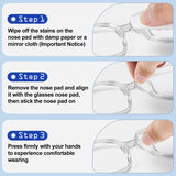 Consss almohadillas nasales compatibles con la mayor parte de gafas para mayor estabilidad.