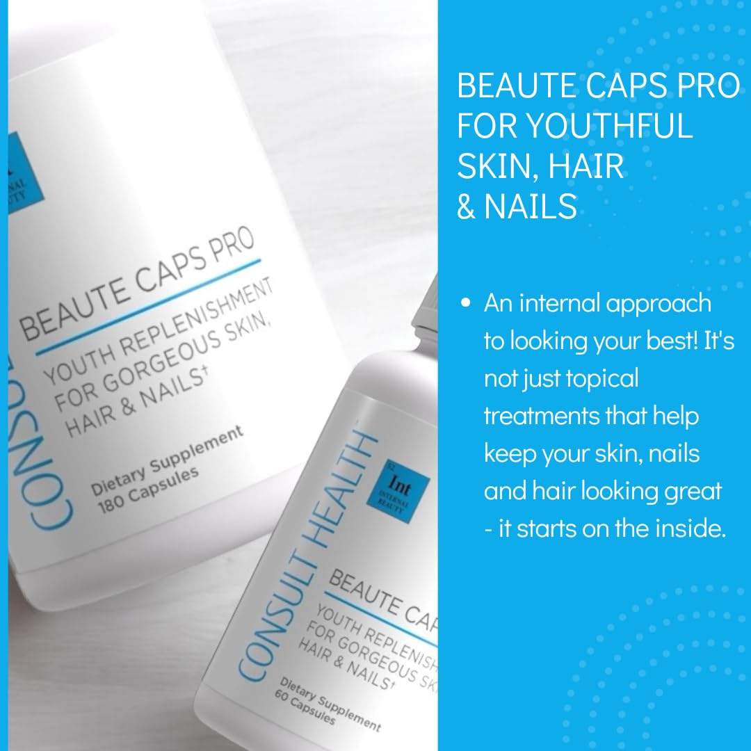 Consult Beaute Caps Pro: cápsulas MSM para cabello, piel y uñas
