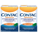 Contac Multi-Symptom gel botella frontal, alivio rápido de varios síntomas