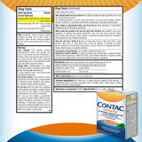Contac Multi-Symptom gel en mano, uso práctico para adultos