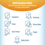 Contac Multi-Symptom gel líquido, empaque de 24 geles, solución para múltiples síntomas