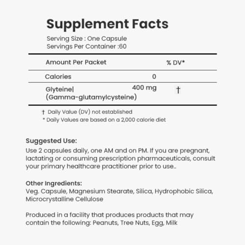 CONTINUAL-G Glyteine, etiqueta frontal con indicaciones para apoyo inmunológico diario.