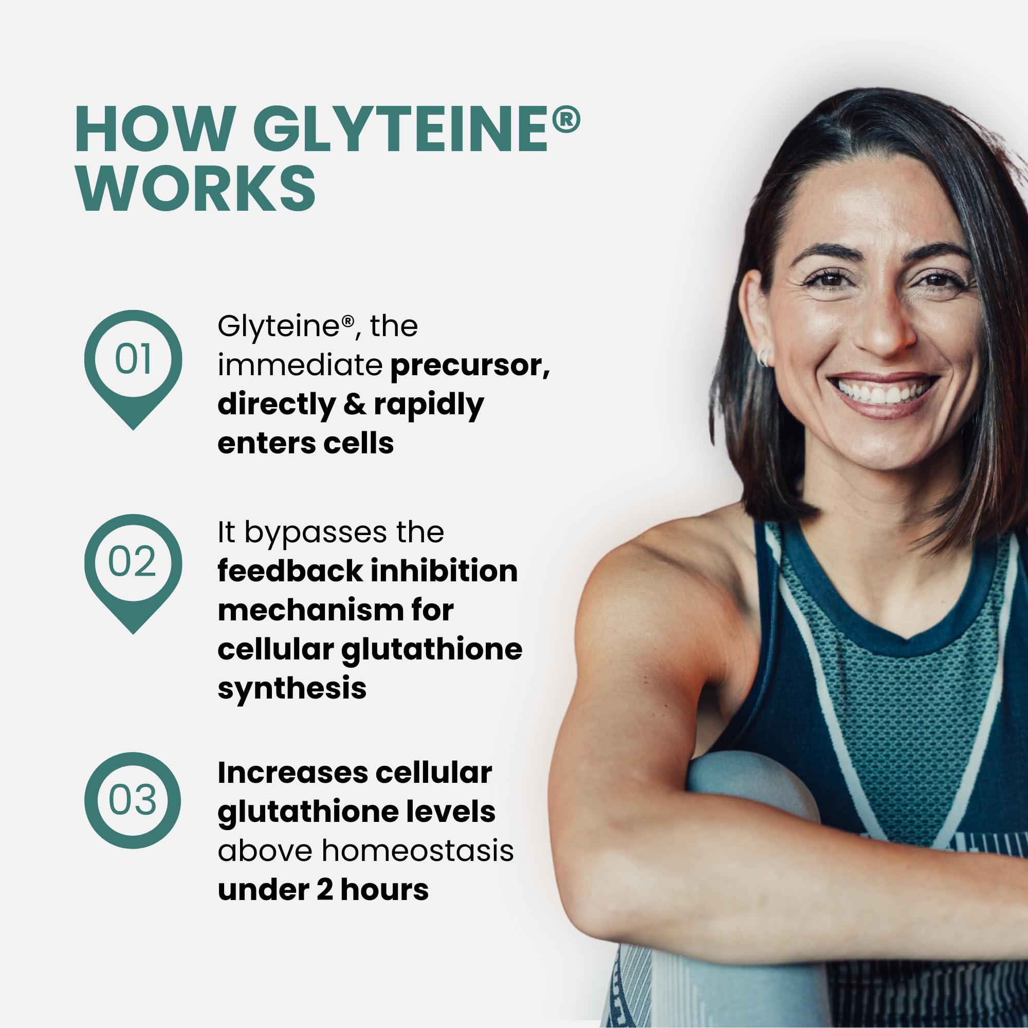 CONTINUAL-G Glyteine, envase práctico para viajes y rutina saludable.