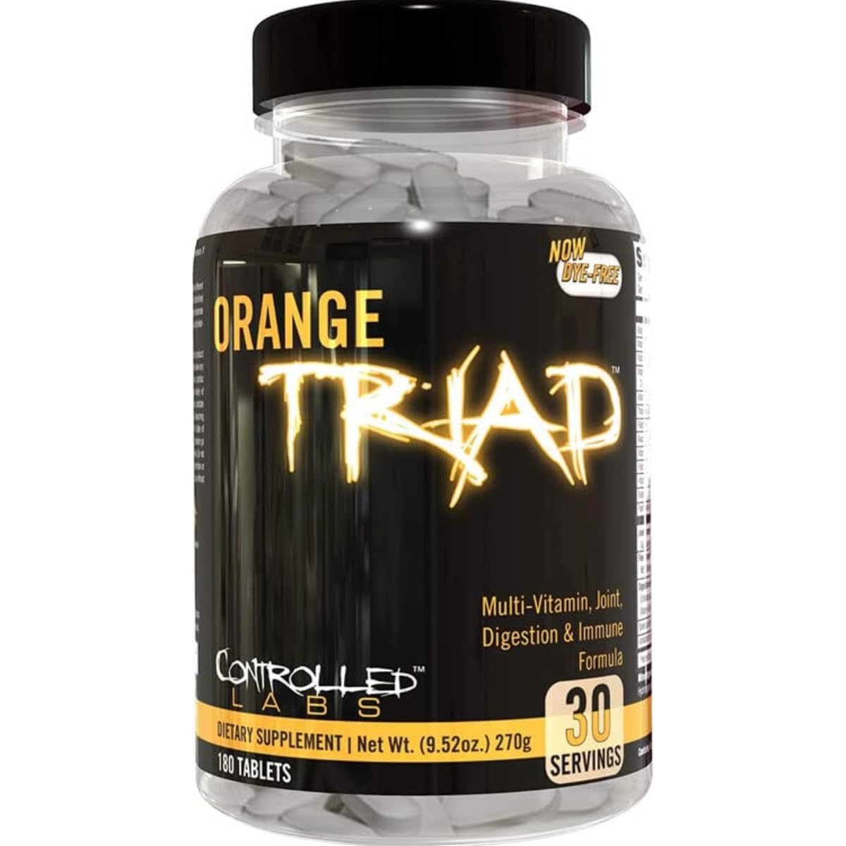 CONTROLLED LABS Orange Triad: apoyo digestivo para un día activo.