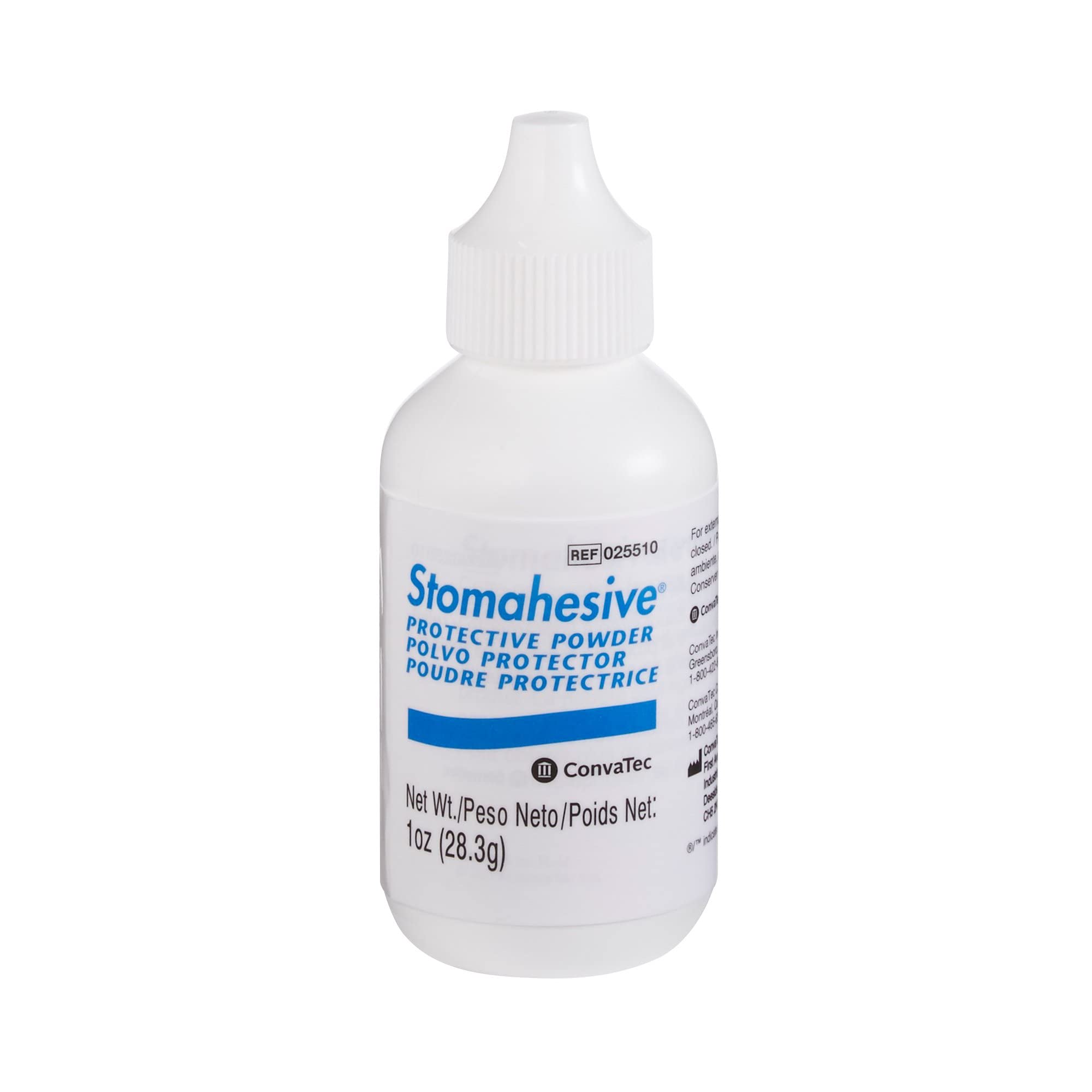 Convatec Stomahesive polvo 1oz envase, almacenamiento cómodo para uso diario
