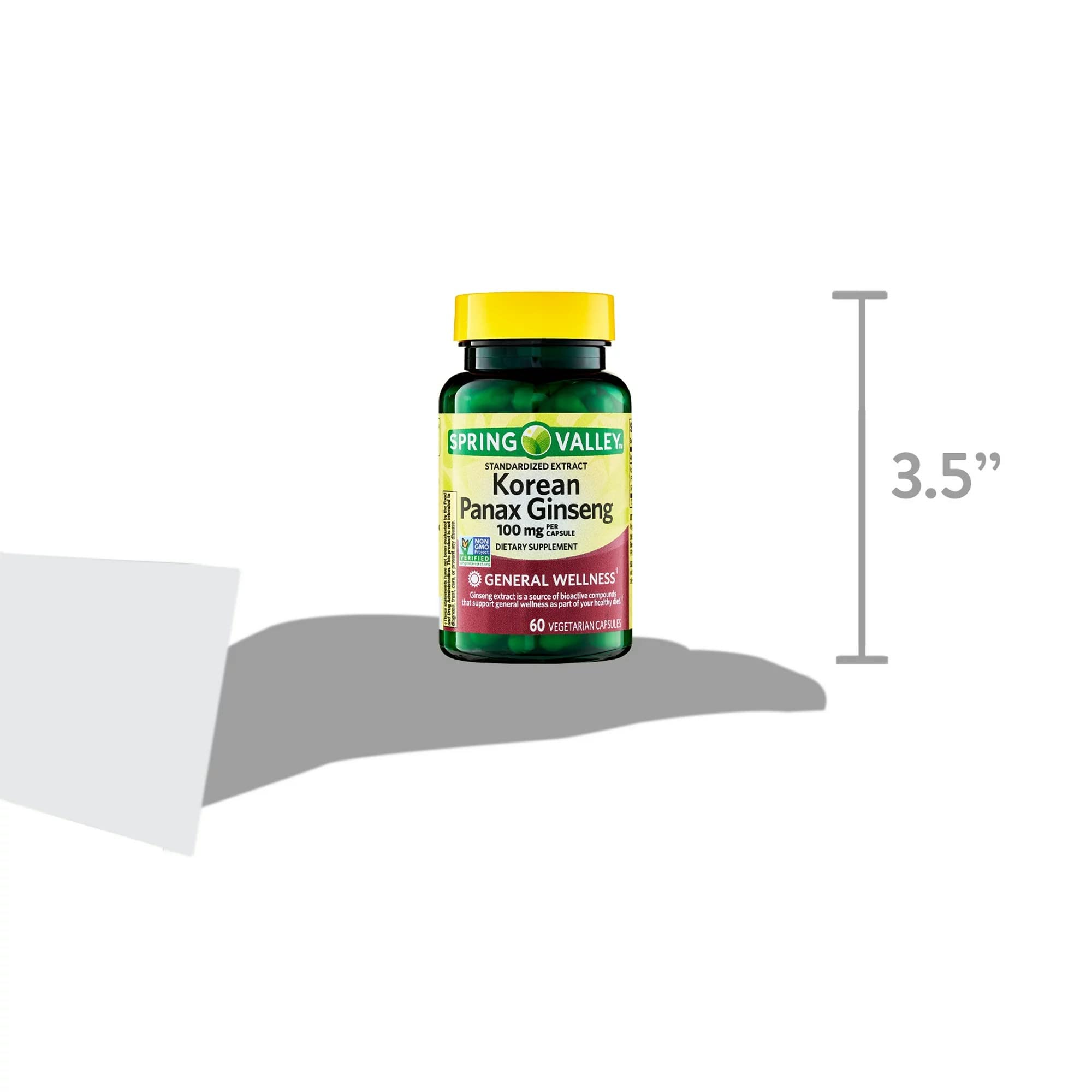 Convergence Panax Ginseng, cápsula vegetariana para enfoque diario