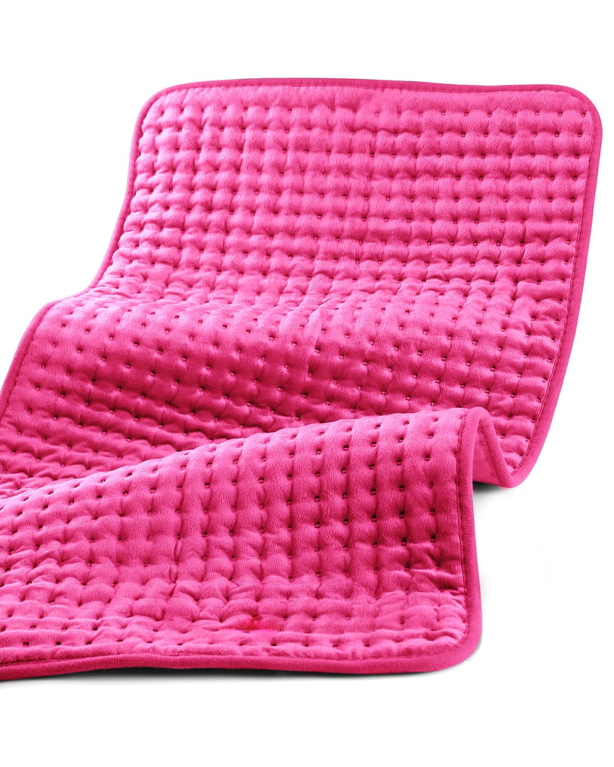 CooCoCo Almohadilla de calor rosa con cobertura amplia para mayor confort.