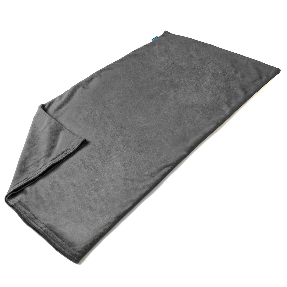 CooCoCo funda para manta de calor gris en terciopelo cristal, suave y duradera.