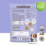 CookiePal: bocaditos de entrenamiento para perros con sabor calabaza y arándano.