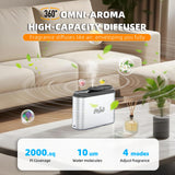 CoolSub difusor nano atomización, atomiza aceites con precisión para una fragancia uniforme.