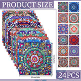 Copkim paño microfibra para lentes con mandala, ideal para pantallas y dispositivos.