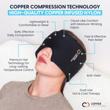 CopperFreeze Cap gel de hielo incorporado ofrece enfriamiento preciso.