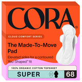 Cora: capa superior de algodón orgánico para mayor comodidad diaria.