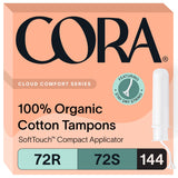 Cora tampones orgánicos pack 72 regular para protección diaria