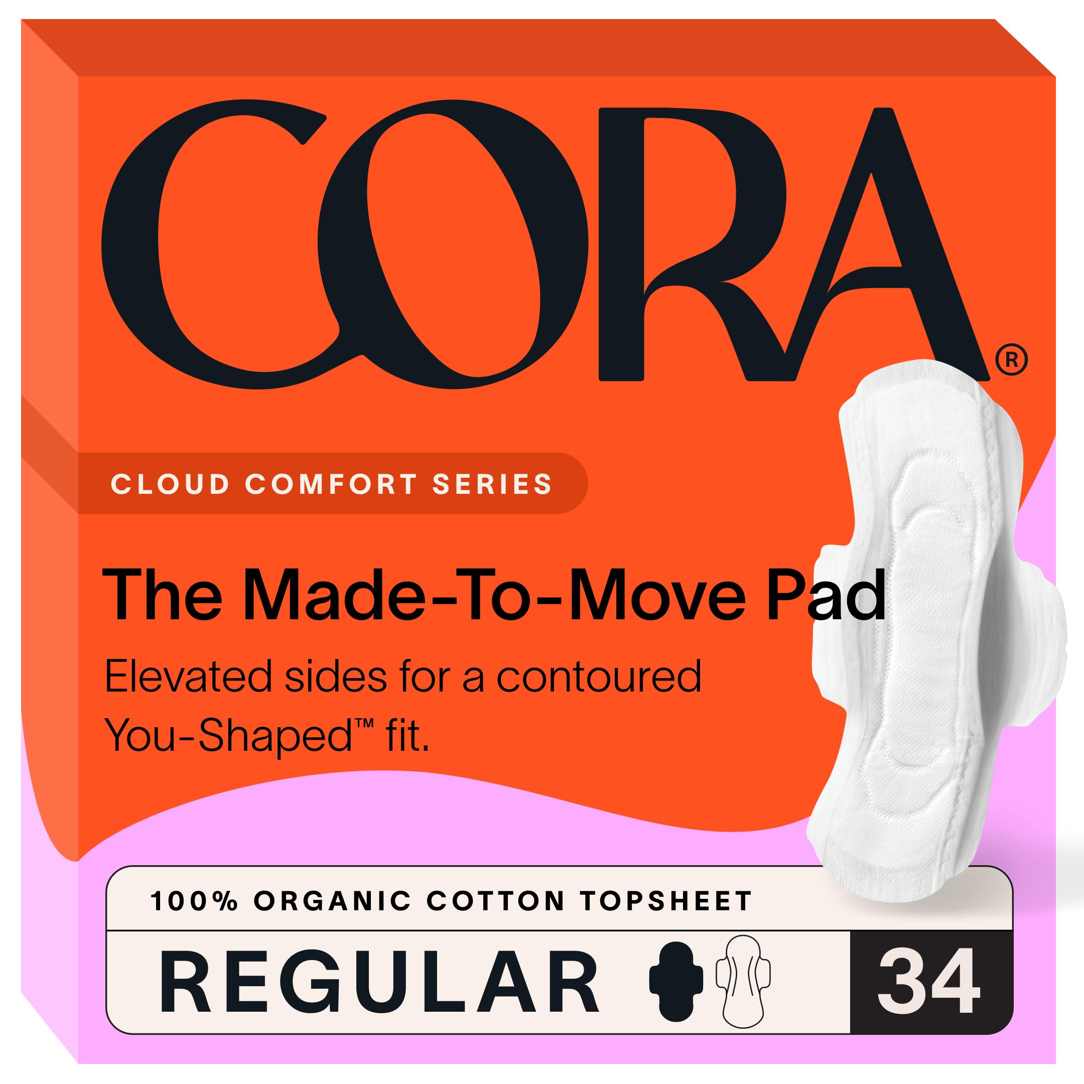 Cora tapa superior de algodón orgánico para protección suave y cómoda.