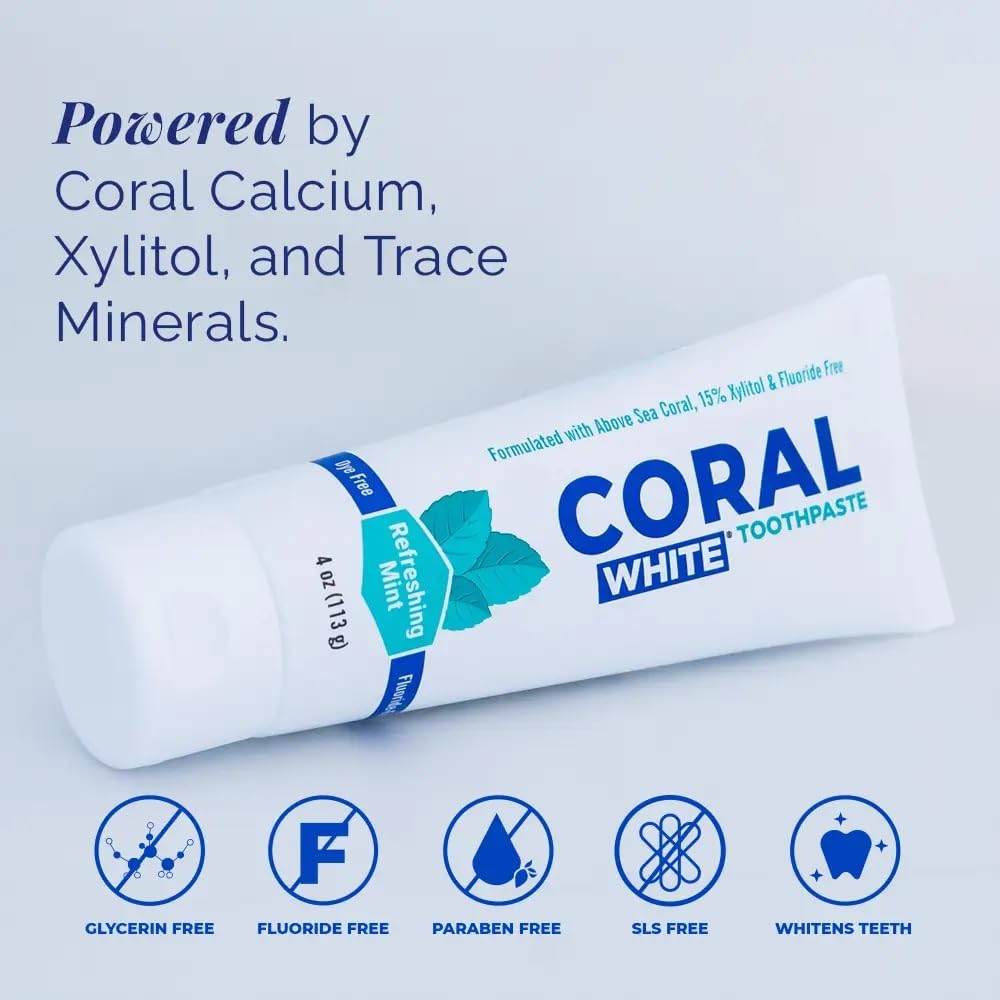 Coral White textura cremosa, experiencia de cepillado agradable