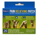 Coralite parche alivio rápido para dolor articular, aplicado en la zona afectada.