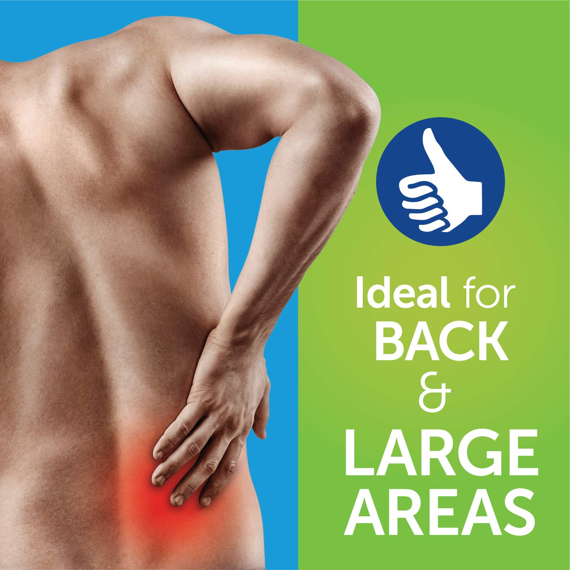 Parche Coralite para dolor muscular y molestia tras el ejercicio.