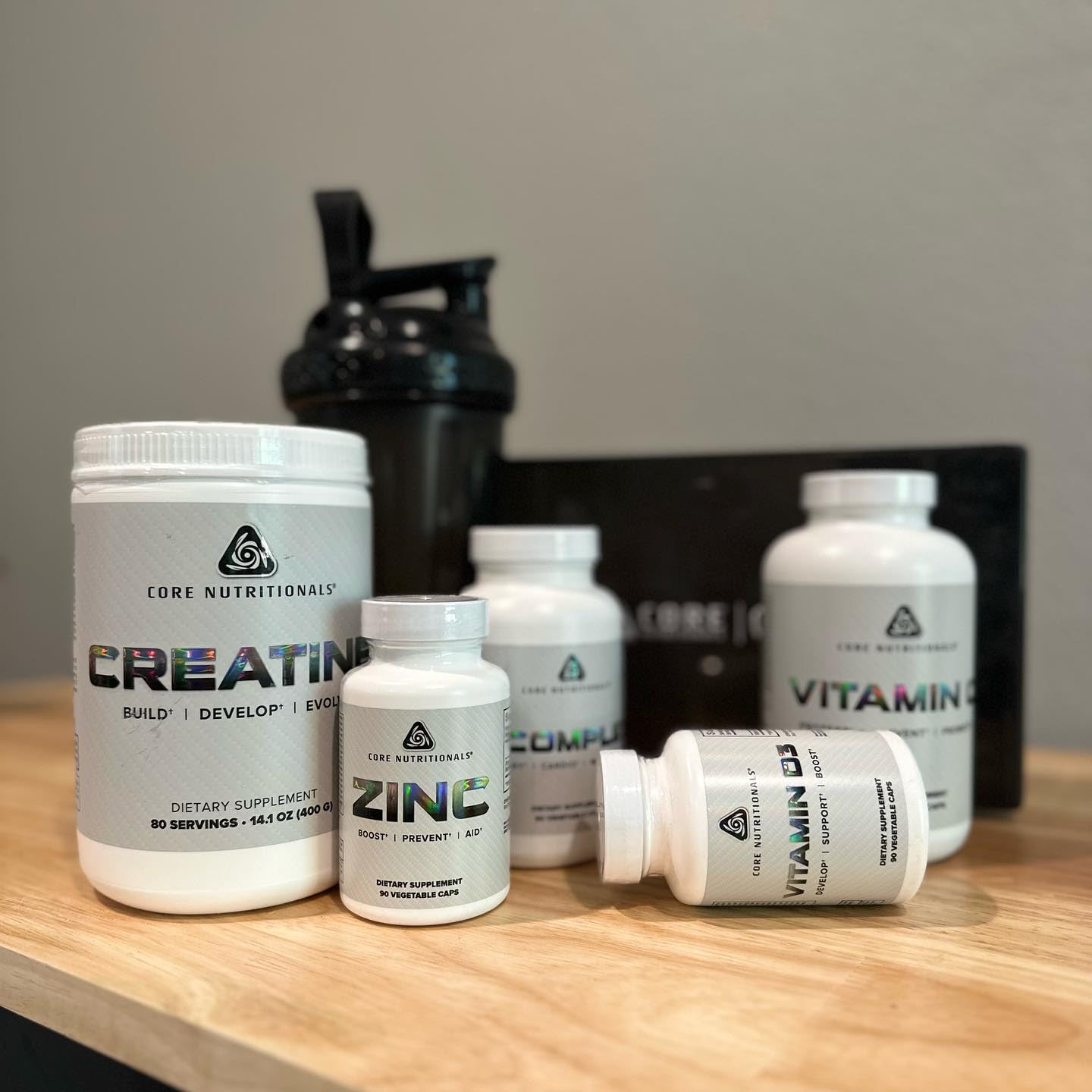 Core Nutritionals Creatina Monohidrato: medición constante para entrenos más intensos.